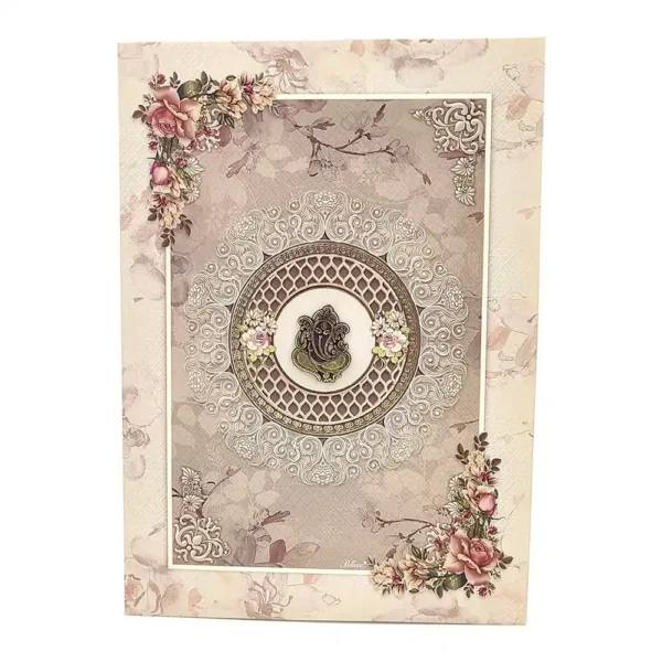 Floral with Ganesh Badge